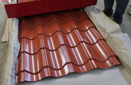 SGCC PPGI Beschichtete vorgefärbte galvanisierte Stahlplatte für den Baubeklammungsdienst