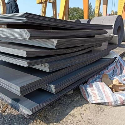 Prime Low Carbon HRC ASTM A36 Q195 Q235 SS400 Dicke 0,8-300 mm Milde Stahl MS Warmgewalzte Stahlplatte für Behälterplatte