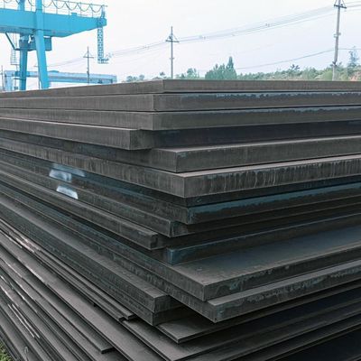Prime Low Carbon HRC ASTM A36 Q195 Q235 SS400 Dicke 0,8-300 mm Milde Stahl MS Warmgewalzte Stahlplatte für Behälterplatte