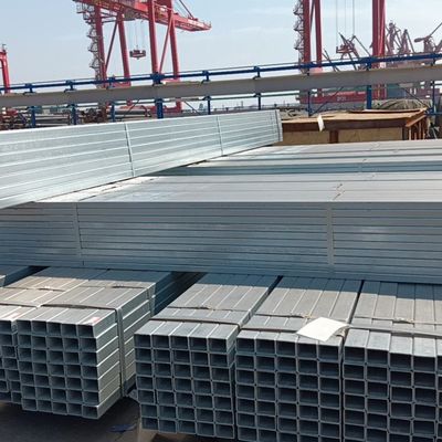 Vollhard galvanisierte Rohre warmgewalzt auf Basis galvanisierter Hohlsektion Quadrat Stahlrohre für Schutzstruktur