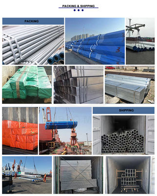 ASTM Q195 Q215 Q235 Q345 Warmdippverzinktes Rundrohr mit einer Länge von 6 m und einem Außendurchmesser von 26,9-310 mm