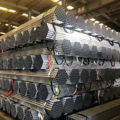 Zinkbeschichtet 200-700 g/m2 Verzinktes Stahlrohr für Strukturgebäude 150 mm Durchmesser MS Heißtauchholles Kohlenstoffstahl