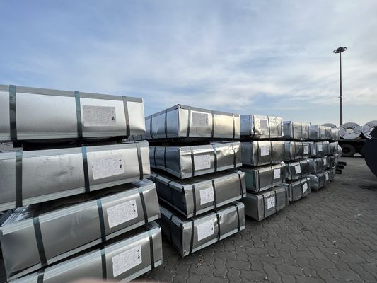 1200 mm Länge 3 mm 4 mm Hot DIP Galvanized Steel 270g ASTM A653 G360 GI Platte zum Schneiden von Blech und Strukturrahmen