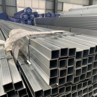 Q235B Q345 ST52 100*100 Galvanisiertes Stahlrohr 90mm GI Hohlquadrat Runder geschweißtes Rohrrohr mit Kaltwalztechnik