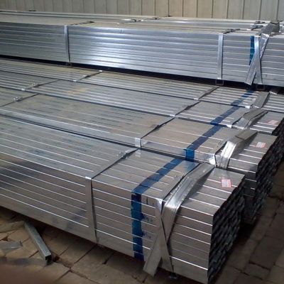 Q235B Q345 ST52 100*100 Galvanisiertes Stahlrohr 90mm GI Hohlquadrat Runder geschweißtes Rohrrohr mit Kaltwalztechnik