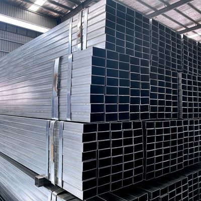 Q235B Q345 ST52 100*100 Galvanisiertes Stahlrohr 90mm GI Hohlquadrat Runder geschweißtes Rohrrohr mit Kaltwalztechnik
