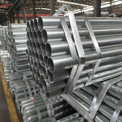 Nichtlegierte Zink275 Metall Baumaterialien Verzinkte Rohre Individuell geschweißte Stahlrohre für den Bau