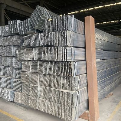 3x3 Zoll heiß getaucht galvanisierte Quadrat Stahlrohre 0,5 mm Zinkbeschichtung Erweiterter Schutz für die Baustruktur
