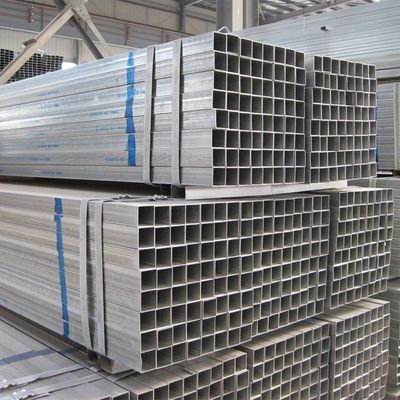 Ausgezeichnete Korrosionsbeständigkeit API-Rohr 1,2-2 mm Dicke 6x6 Zoll Verzinkte Quadrat Stahlrohre mit 0,8 mm Zinkbeschichtung