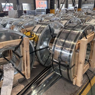 0.14mm-0.6mm Dicke Optionen Galvanisierte Stahlspulen für langlebige Gebäudekonstruktion Nicht geölt