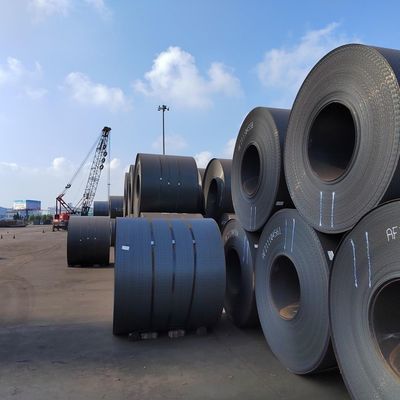 Warmgewalzte Kohlenstoffstahlspule Q195/Q235/Q235b/Q345/A36/SS400 1,2 mm 1,5 mm 1,1 mm bis 12 mm ST37 mit Entwicklung