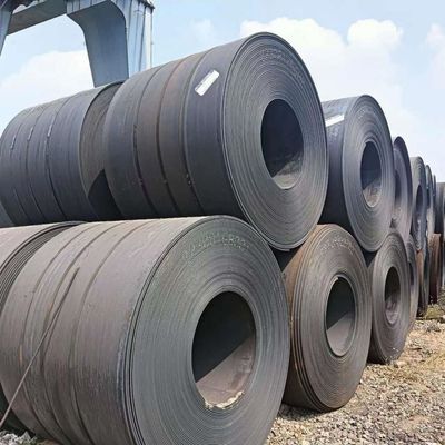 Warmgewalzte Kohlenstoffstahlspule Q195/Q235/Q235b/Q345/A36/SS400 1,2 mm 1,5 mm 1,1 mm bis 12 mm ST37 mit Entwicklung