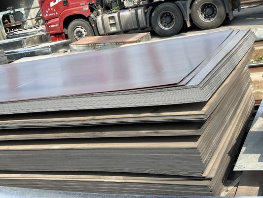 ASTM A36 Ss400 Q235b Eisenblechplatte 3mm 5mm 6mm 8mm Warmgewalzte Kohlenstoffstahlplatte Länge nach Wunsch Hautpass Ja