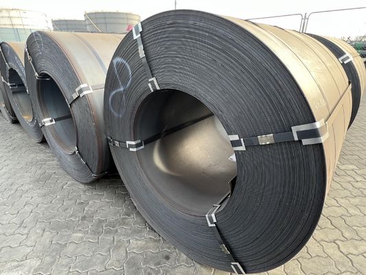 JIS-Standardtechnik Warmgewalzte ASTM A36 Q235B Kohlenstoffstahlspulen 3-20 mm dick für die ideale Konstruktion