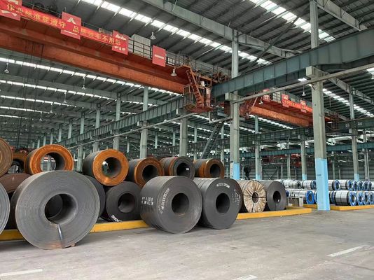 Platte.Coil Beschichtet A36 Q235B Warmgewalzte Kohlenstoffstahl 600-2000mm Breite 3-20mm Dicke für verschiedene Bauprojekte