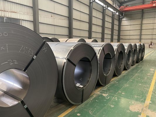 S355J2 S355JR Warmgewalzte Stahlspule Produktion MS Stahlblech Warmgewalzte Spule Kohlenstoffstahlspule HRC 0,8-12 mm Dicke