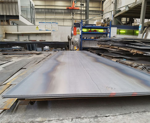 800-1500 mm Breite Warmgewalzte Kohlenstoffstahlplatten A36 Ss400 Q235 Q355 Q345 1 mm 2 mm 3 mm Dicke zur Verarbeitung von Decoiling