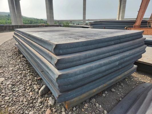 Herstellung von kaltgewalzten Stahlprodukten HRC 6 mm bis 20 mm Ms Warmgewalzte Kohlenstoff-Leichte Stahlplatte Ss355jr St37