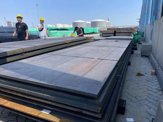 ASTM-Standard Q345 Ss400 A36 Stahlplatte 5mm 6mm 9mm hrc Ms Warmgewalzte Kohlenstoff-Mildstahlplatte für Festigkeitsanwendungen