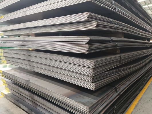 ASTM-Standard Q345 Ss400 A36 Stahlplatte 5mm 6mm 9mm hrc Ms Warmgewalzte Kohlenstoff-Mildstahlplatte für Festigkeitsanwendungen