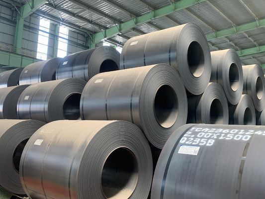 1200 mm hochkohlenstoffhaltige warmgewalzte Stahlspulen und -platten mit ASTM Q235 Q345-Zertifizierung