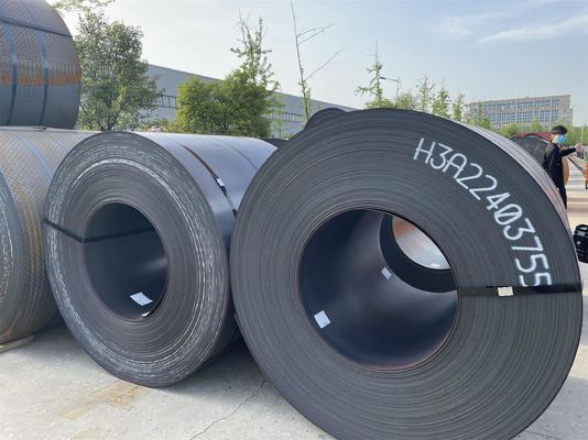 Überlegene und wettbewerbsfähige ASTM Q235 Q345 0,3 mm 0,4 mm anpassbares warmgewalztes Spulenmaterial mit GS-Zertifikat