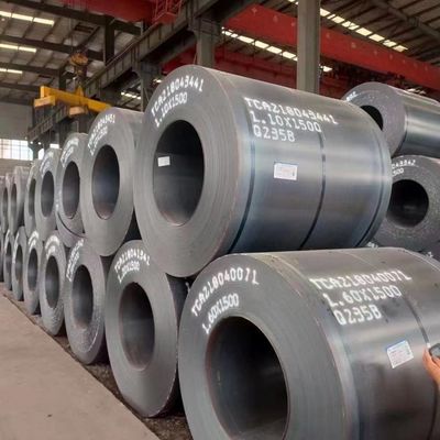 HRC Warmgewalzte Spulen Q195 Q235 SPCC SGCC Schiffsplatte 600 mm-1500 mm Breite MS Kohlenstoffstahlspule