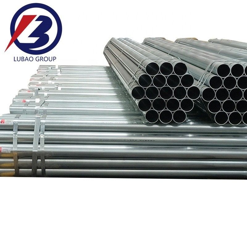 Q235 Kohlenstoffrundgeschweißtes galvanisiertes Stahlrohr für die Kaltwalztechnik und das Schneiden von Blechen im Gewächshaus