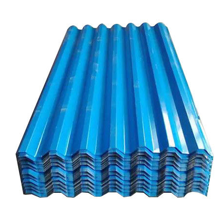 Baustoff DX51D Warmgetränkte Farbe Zinkbeschichtete Dachplatte PPGI PPGL Wellstofffarbiges Stahlblech für Lösungen