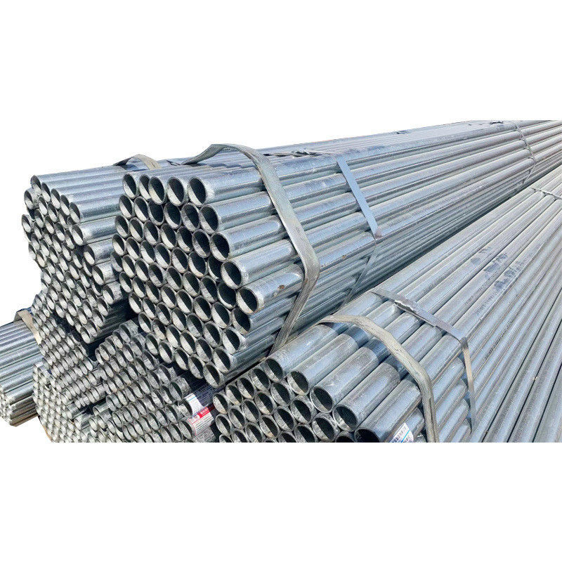 Hot-dip Galvanized Round Steel Pipe Q345 Material mit einer Wandstärke von 0,6 mm bis 3,5 mm und einem Außendurchmesser von 26,9 310 mm