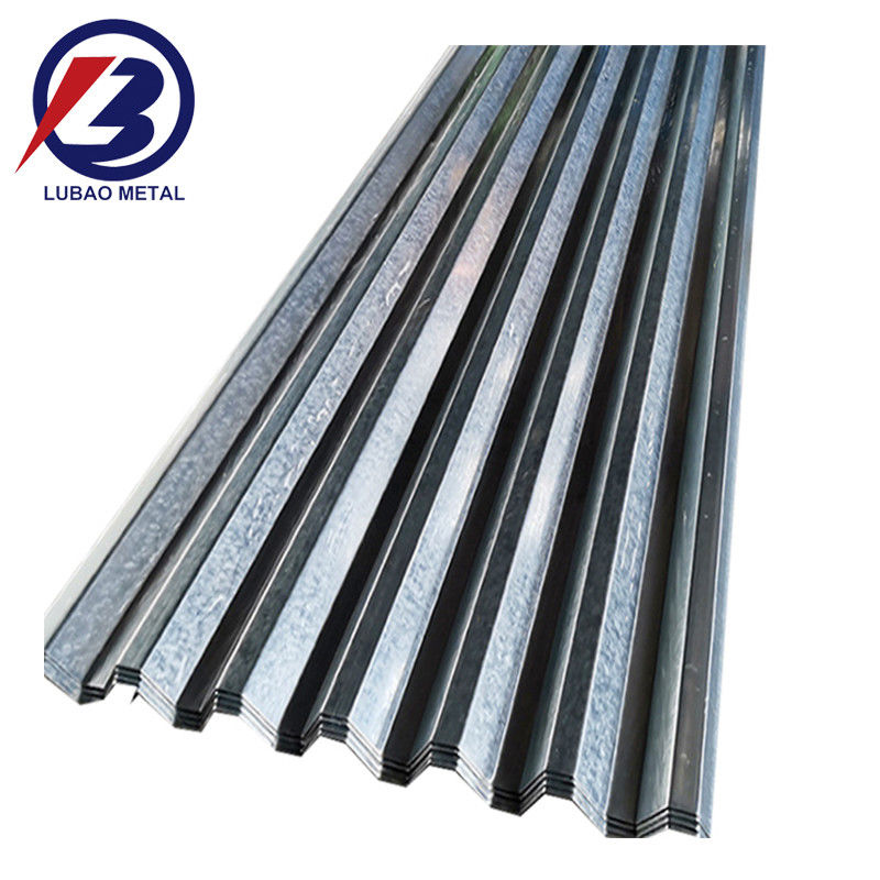 Galvanisierte Welldeckenplatten Eisen 0,35*850*3,66M Stahlplattendach GI Welldeckenplatten mit Metallbeschichtung Verzinktes Dach