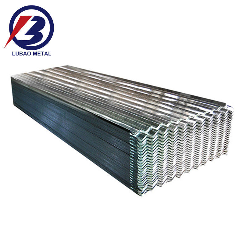 Dicke 0,12-0,35 mm DX51d SGCC GI Welldeckenplatten Galvanisierte Welldeckenplatten Zink
