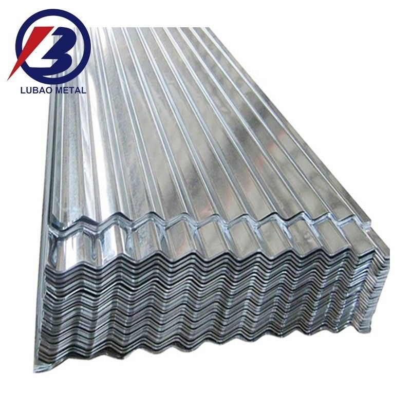 0.1-1mm Dicke DX51D GI Welldeckenplatten Galvanisierte Welldeckenplatten Zink für die Stanzverarbeitung