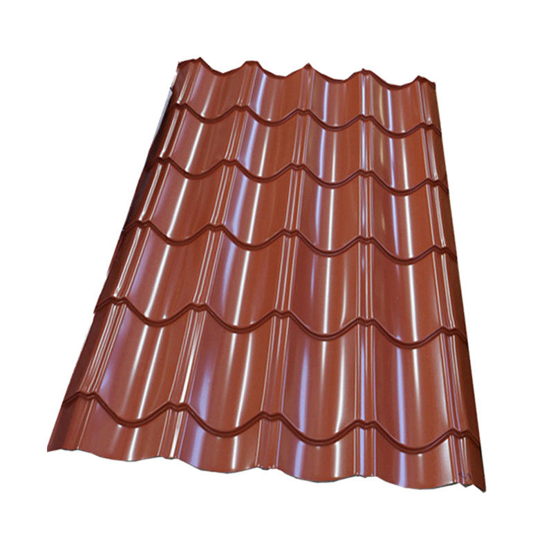 0.1-1mm Dicke Farbbeschichtet Gl Wellplatten PPGl Verzinkte Wellplatte Eisenplatte Zink Metallplatte