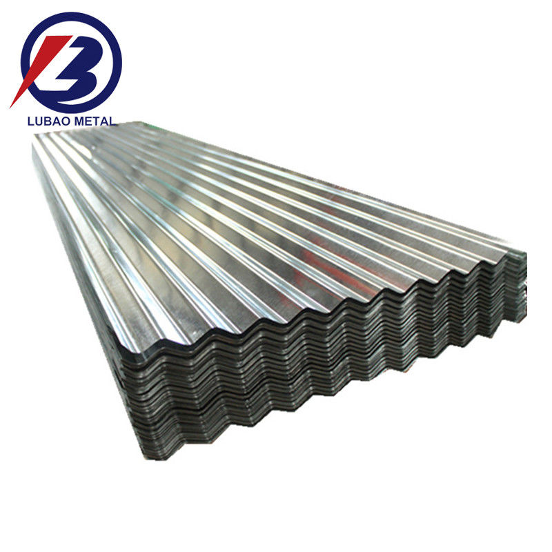 Verzinkte Zink-Dachplatten Breite 665-1100 mm Zinkbeschichtung 20-275 g/m2 für