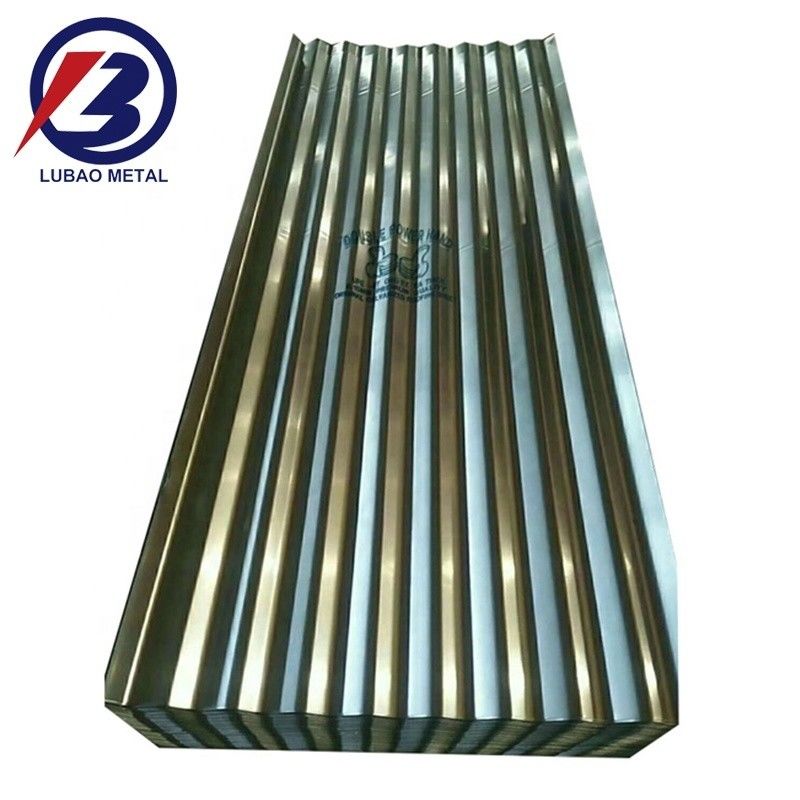 Gute galvanisierte Metallplatten-Dachplatte/GI-Golfplatte/Zinkplatte 665-1100mm Breite Warmgewalzte Technologie