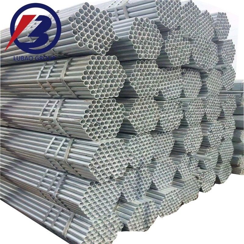 angepasste galvanisierte Stahlrohr für Baustoffe Dauerhafte Zinkbeschichtung 200-700g/m2 ASTM Standard Langlebig