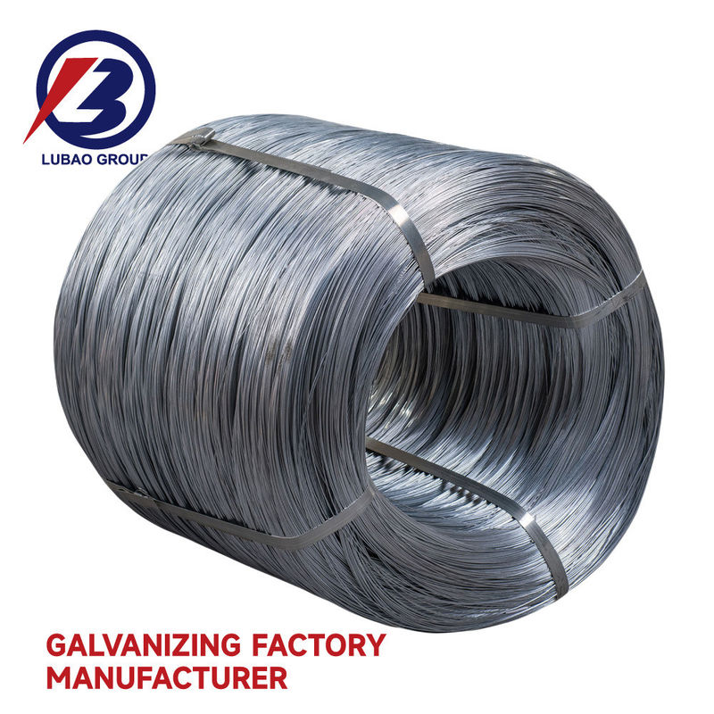 Produktion von Quadratwellen mit QUNKUN 2mm galvanisiertem Draht Eisen Stahl BWG 20 21 22 GI Bindung Silber Elektro galvanisiert zu angemessenen Preisen