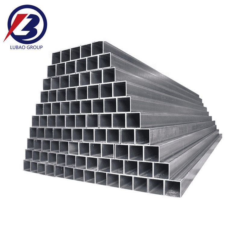 Toleranz ± 1% Schweißrohr für Gewächshäuser Schwarz Quadrat 2x2 4 40x80 mm Gerüst
